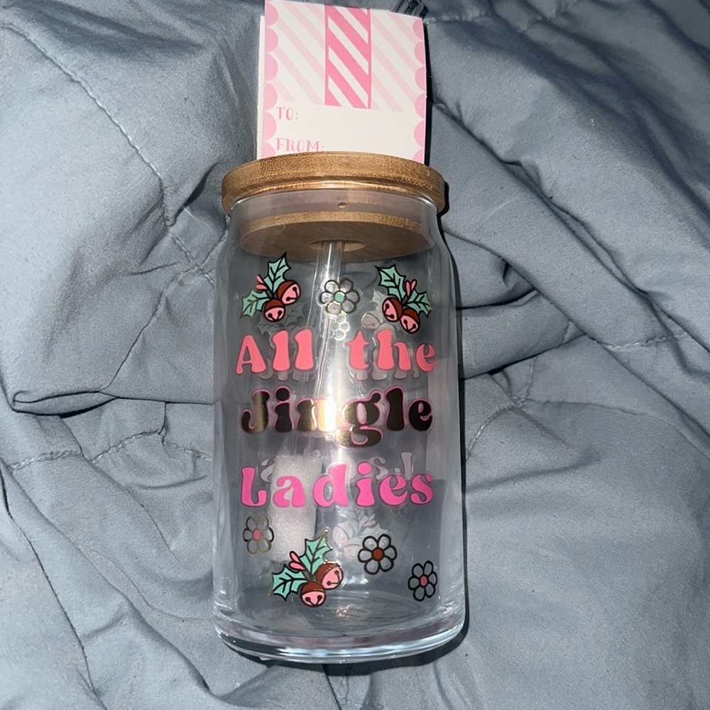 ALL THE JINGLE LADIES GLASS SIPPER